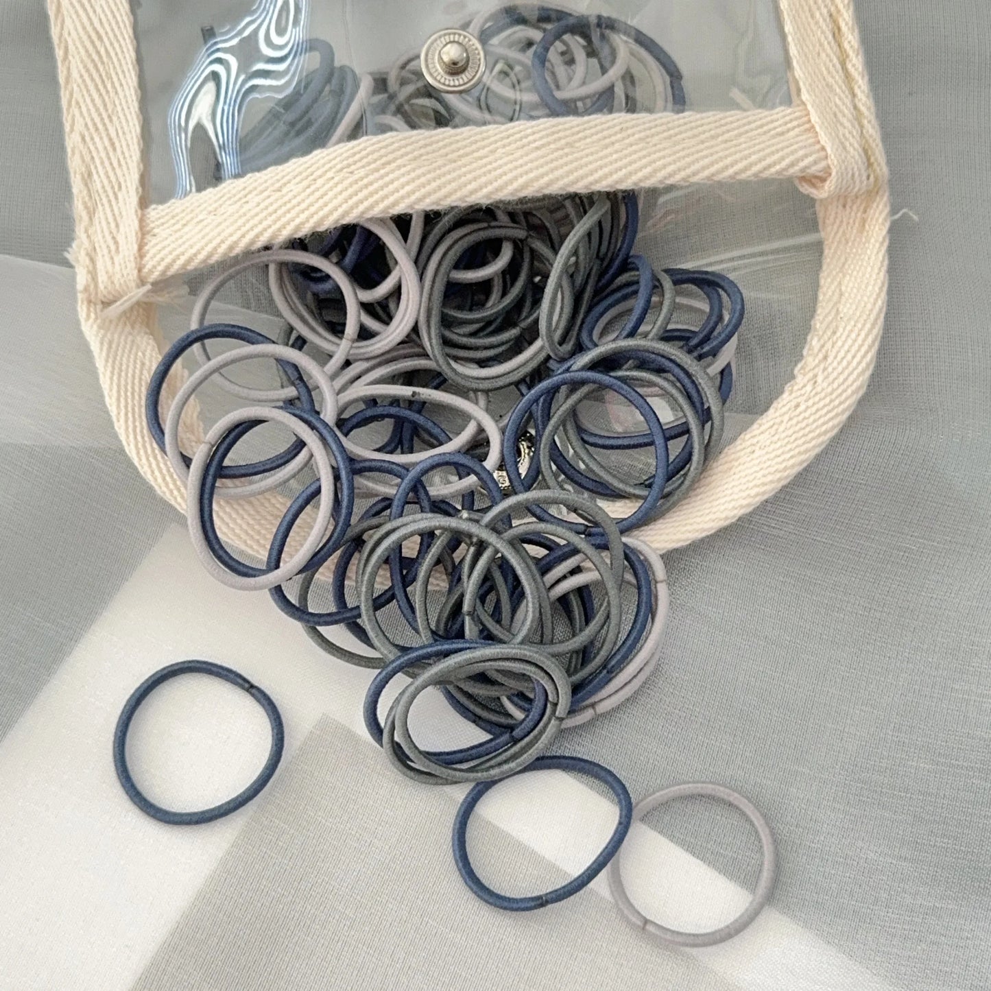 50-100Pcs Ealstic Basic Hair Ties Girls Ponytail Hold Scrunchie Rubber Band Kids Fashion Hair Band Accessories Suitable As Gift