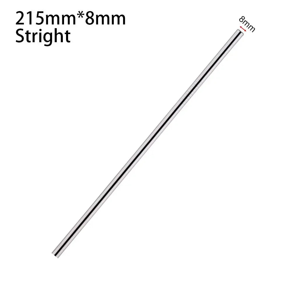 1Pc Stainless Steel Straws 6/8mm Reusable Straight Bent Drinking Straws Replacement Straw for Stanley 30oz 40oz for Tyeso Cup