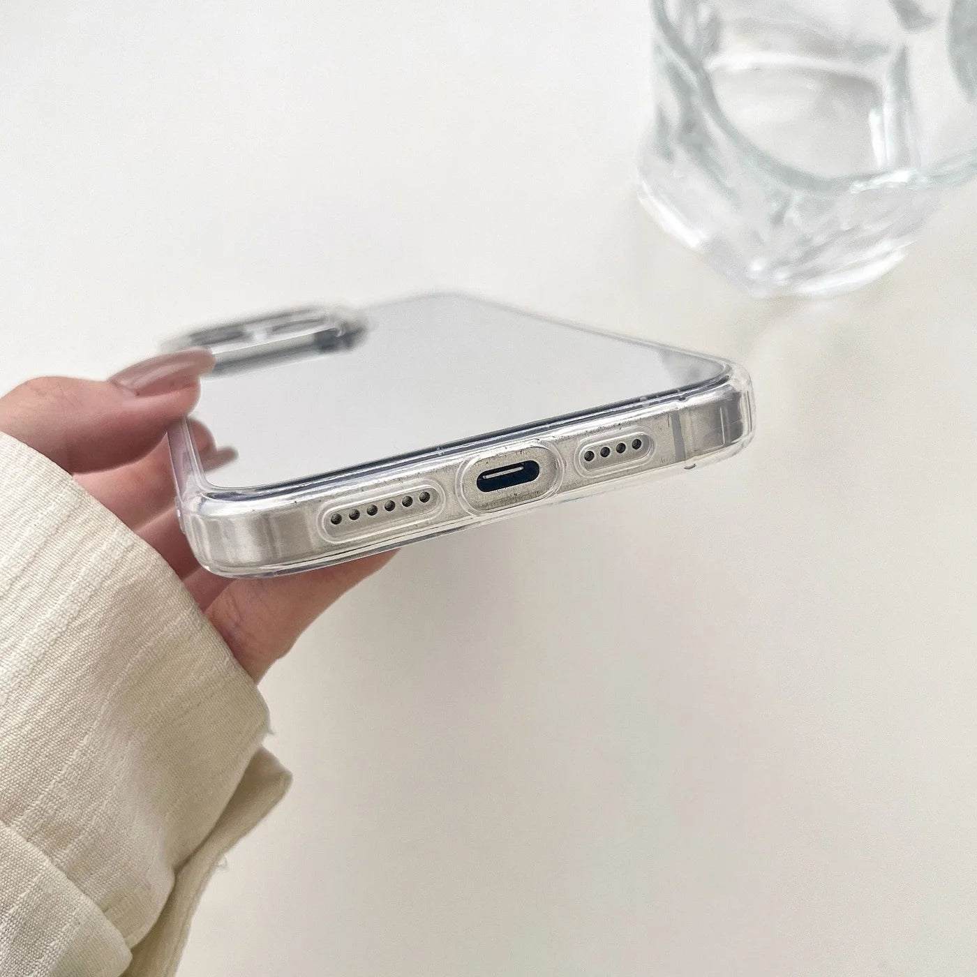Luxury Plating Make Up Mirror Phone Case For iPhone 16 15 14 13 12 11 Pro Max XR X XS Hard Acrylic Shockproof Bumber Cover