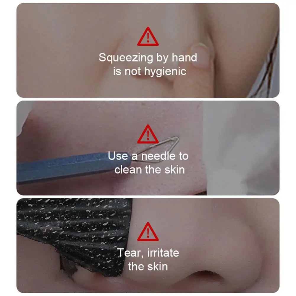 Bamboo Charcoal Nose Blackhead Remover Mask Deep Cleansing Shrink Pore Acne Treatment Mask Skin Care Nose Black Dots Pore Mask