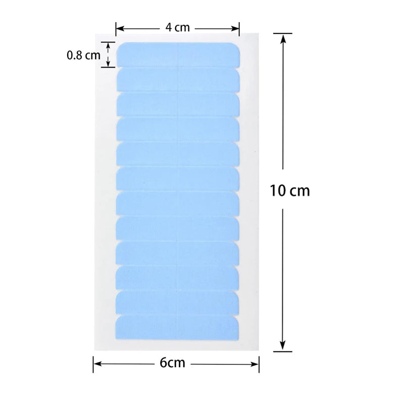 Hair System Tape Invisible Wig Glue Adhesive Materials Double Sided Tape For Lace Front Toupee 5/10Sheets Hair Extension Tape