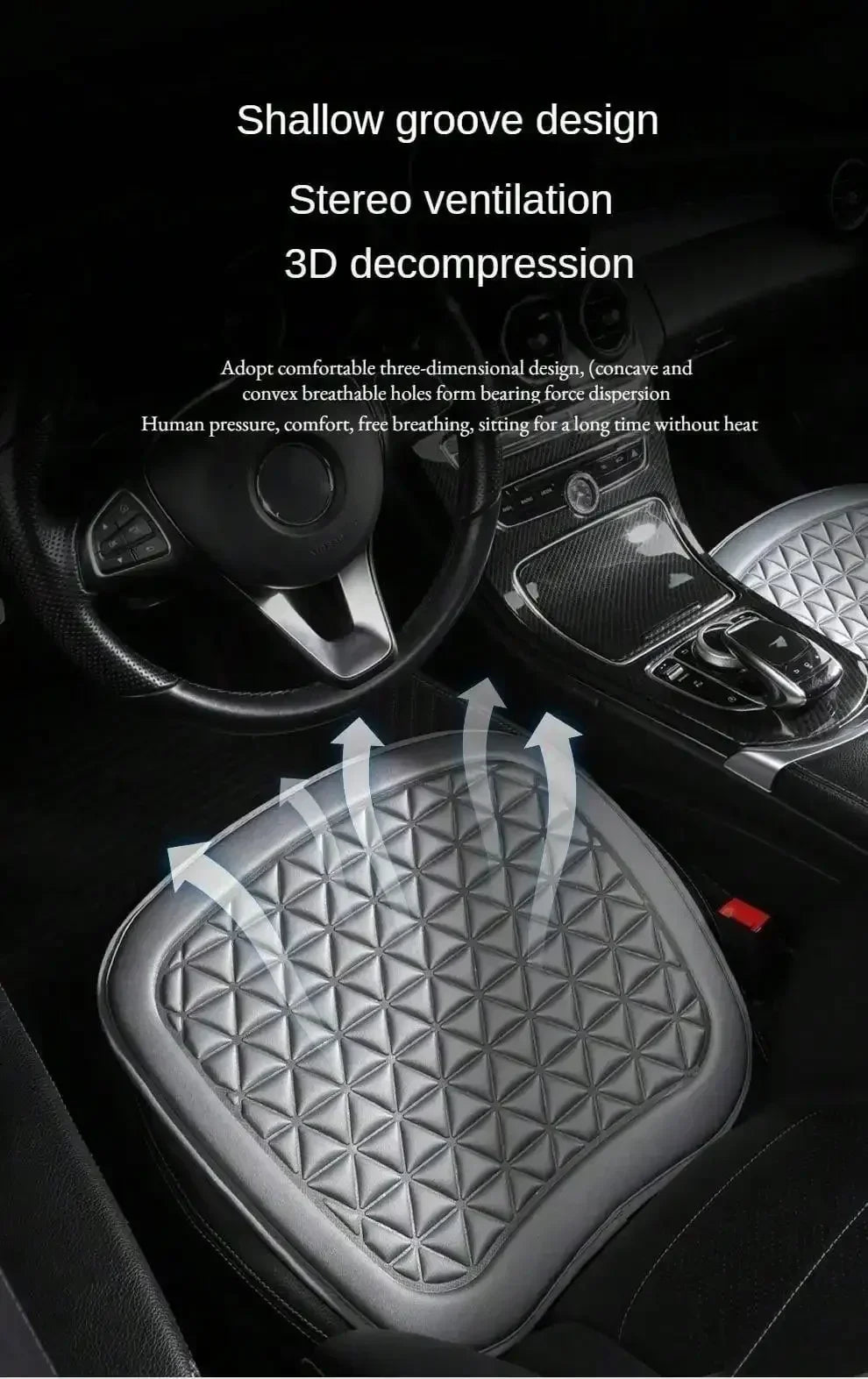 Fabric Car Seat Cover 3D
