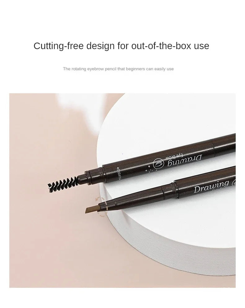 2 in 1 Eyebrow pencil professional Cosmetics makeup for women 5 Colors Waterproof Eyebrow eyebrow pencil makeup eyebrow tint