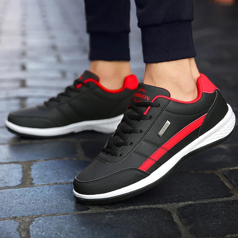 Men Leather Sneaker Waterproof