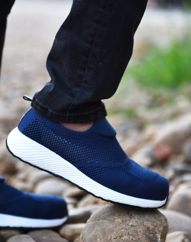 Work Safety Shoes Men Women Work Sneakers Light
