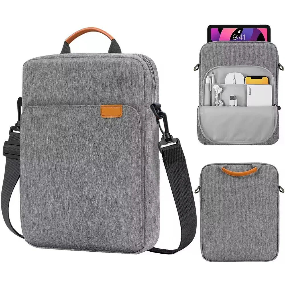Tablet Shoulder Sleeve Bag For IPad Air Pro 12.9in IPad Air 10.9 in Galaxy Tab A 10 Laptop Pouch Handbag Briefcase