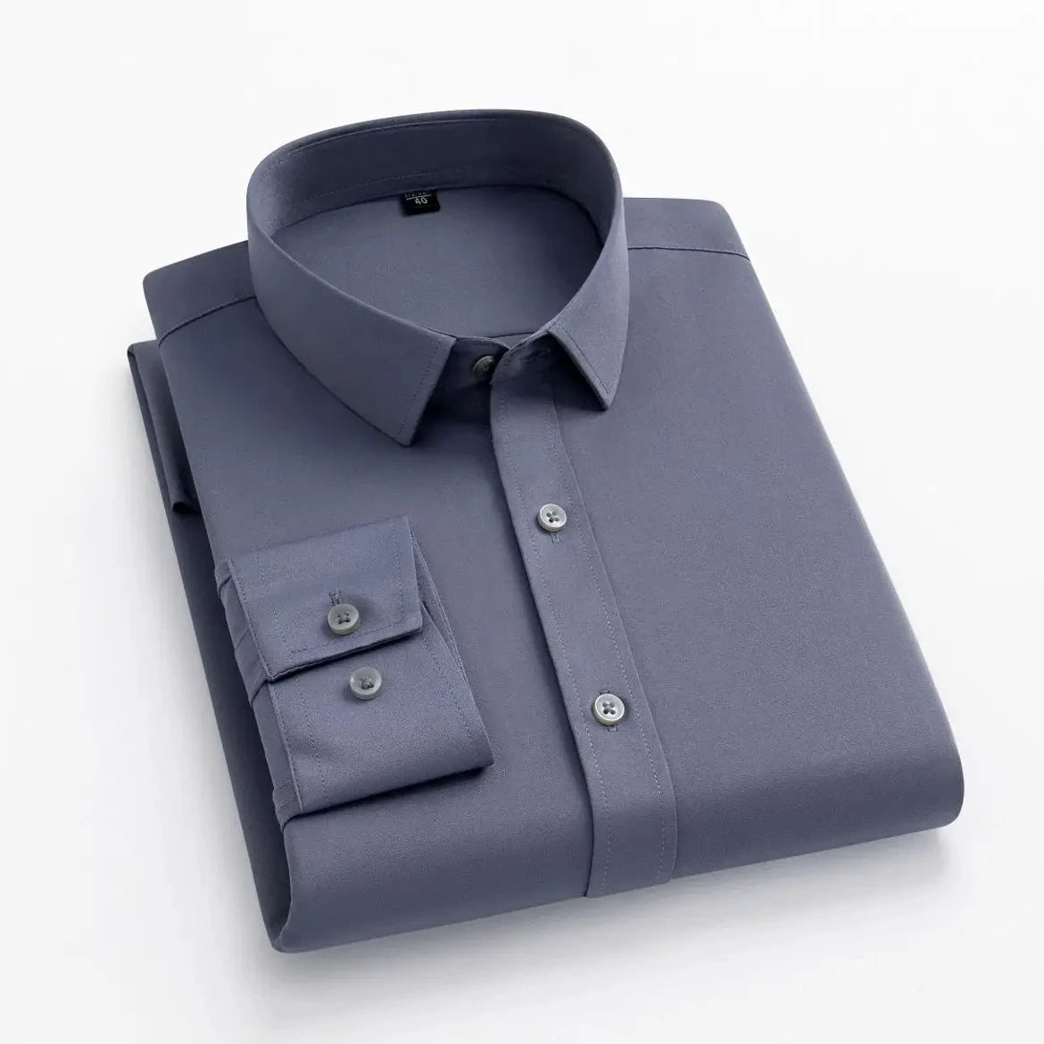 Men's long sleeved elastic shirt