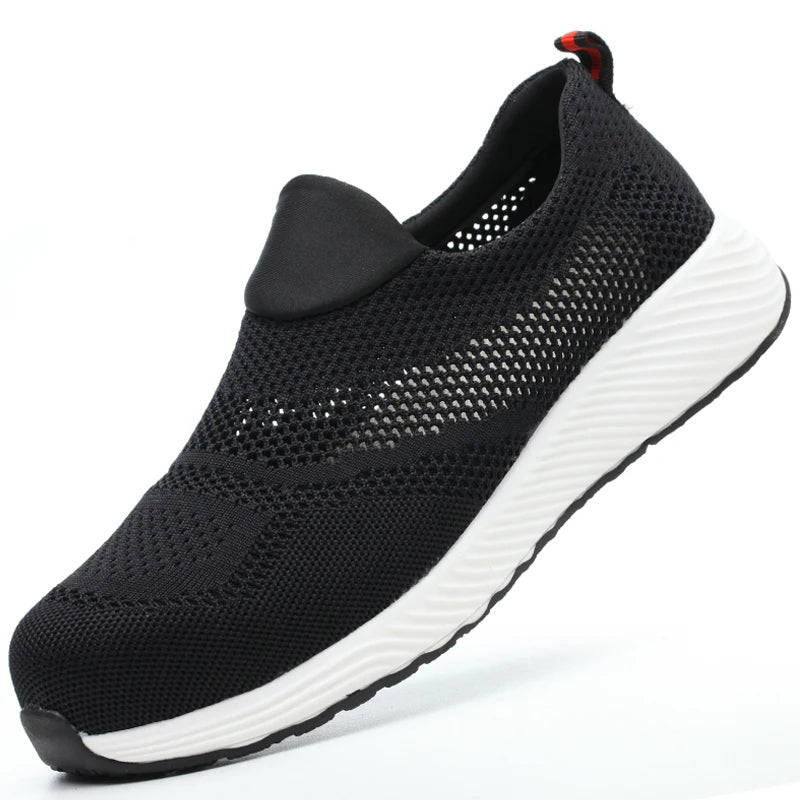 Work Safety Shoes Men Women Work Sneakers Light