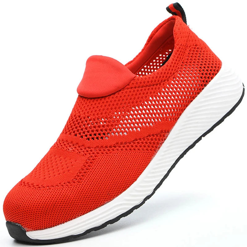 Work Safety Shoes Men Women Work Sneakers Light