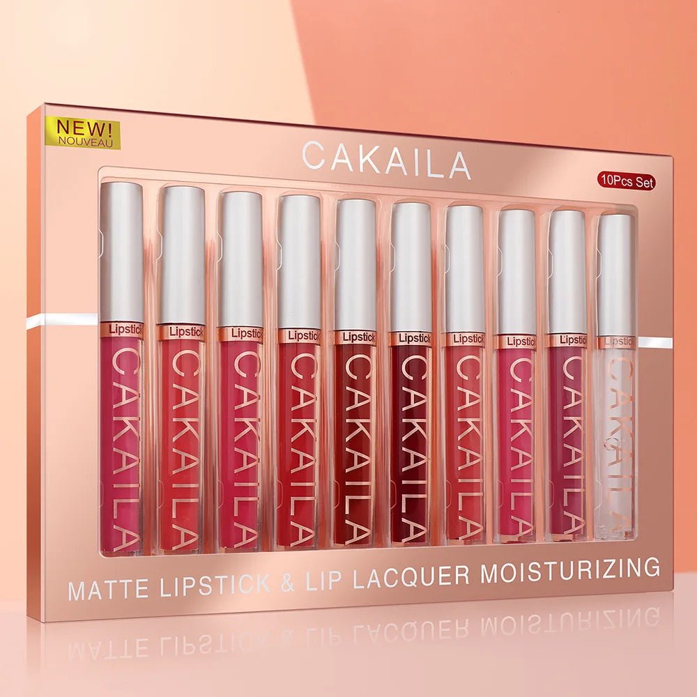 10 Pcs Matte Lipstick