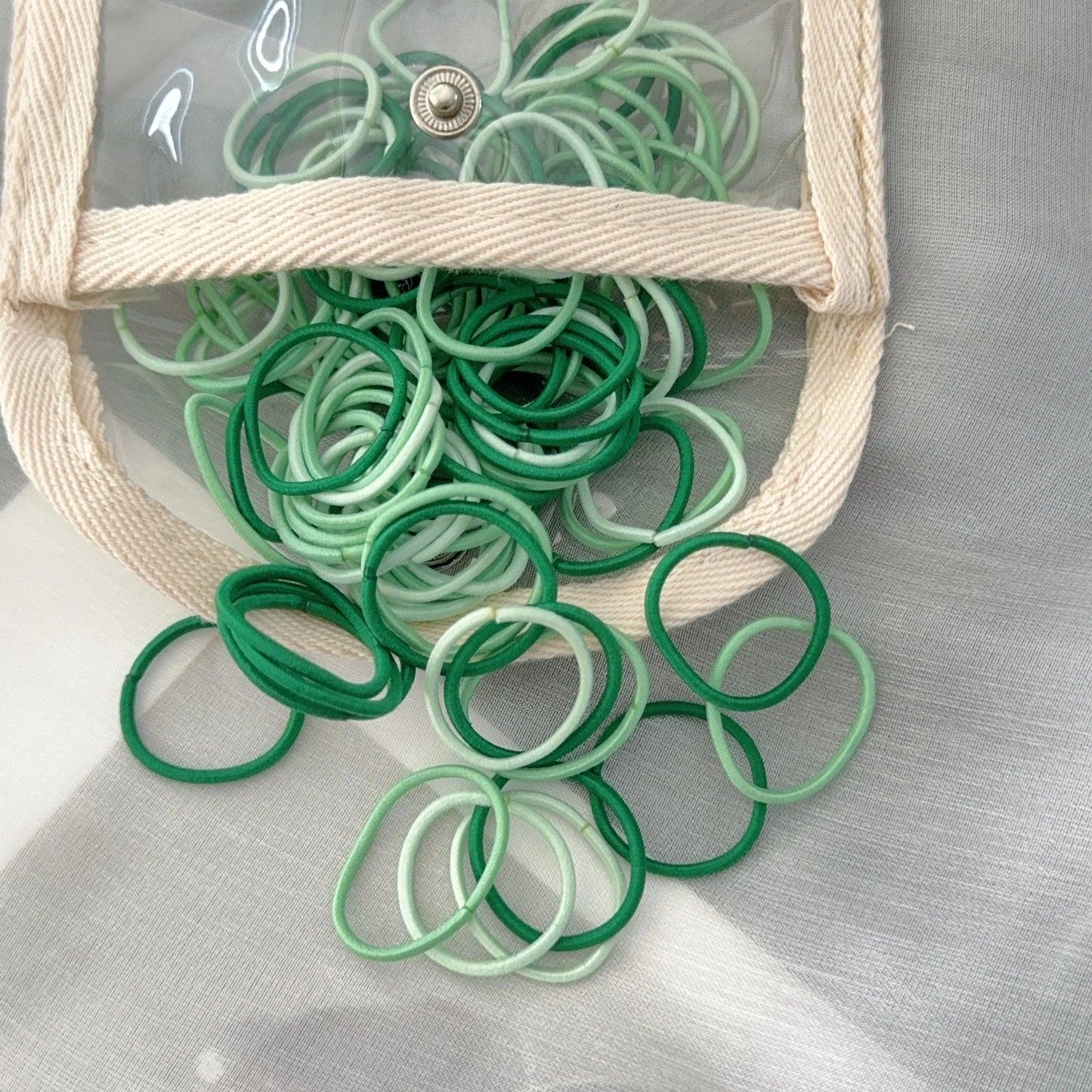 50-100Pcs Ealstic Basic Hair Ties Girls Ponytail Hold Scrunchie Rubber Band Kids Fashion Hair Band Accessories Suitable As Gift