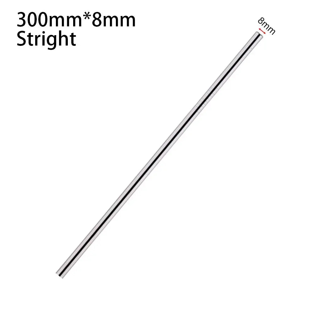 1Pc Stainless Steel Straws 6/8mm Reusable Straight Bent Drinking Straws Replacement Straw for Stanley 30oz 40oz for Tyeso Cup