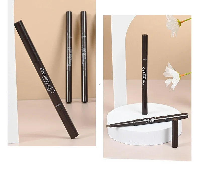 2 in 1 Eyebrow pencil professional Cosmetics makeup for women 5 Colors Waterproof Eyebrow eyebrow pencil makeup eyebrow tint