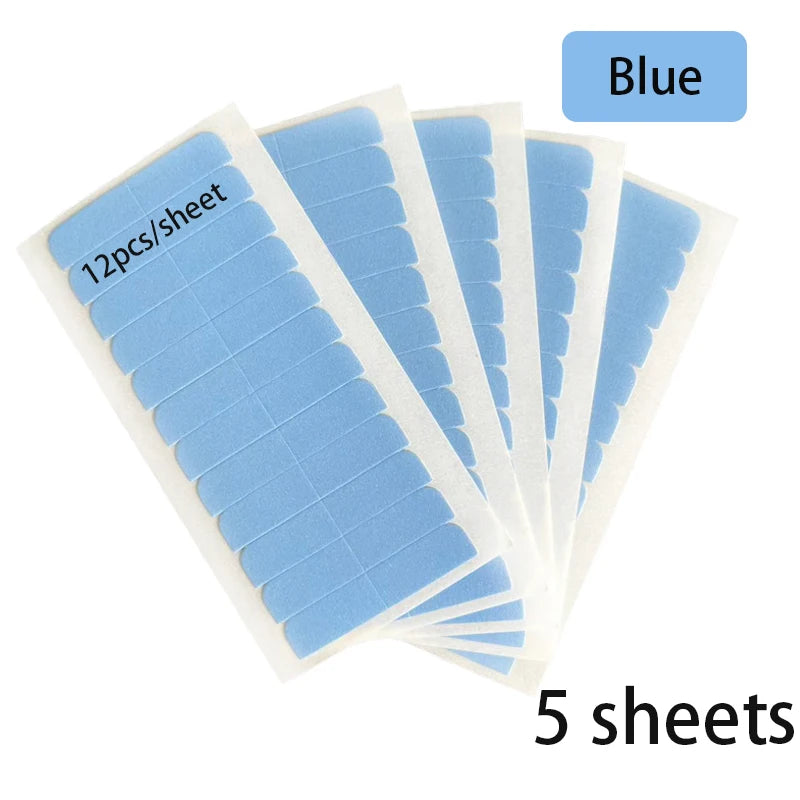 Hair System Tape Invisible Wig Glue Adhesive Materials Double Sided Tape For Lace Front Toupee 5/10Sheets Hair Extension Tape