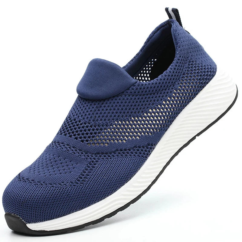 Work Safety Shoes Men Women Work Sneakers Light