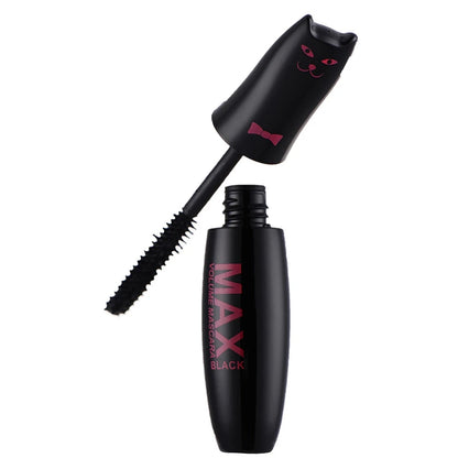 Make Up MAX Volume Curling Mascara Waterproof Thick Lengthening Lash Extention Natural Makeup Eyelashes Black Cat Kitty Cute
