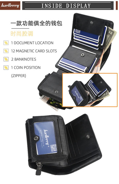 New Leather Men Wallets