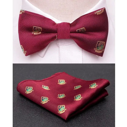 Men Bowtie Cravat Set Fashion Butterfly Party Wedding Ties Girls Business Jacquard Bow Tie Men Bowknot Wholesale Accessories