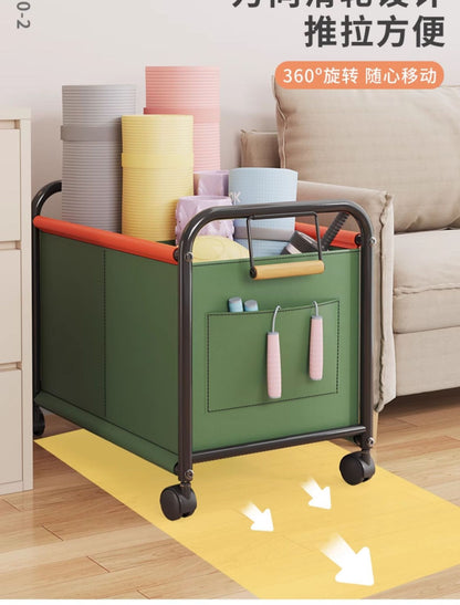 New Children's Toy Storage Rack Mobile Home Bookshelf Building Blocks Picture Booksn Dollsm Snacks Storage Basket