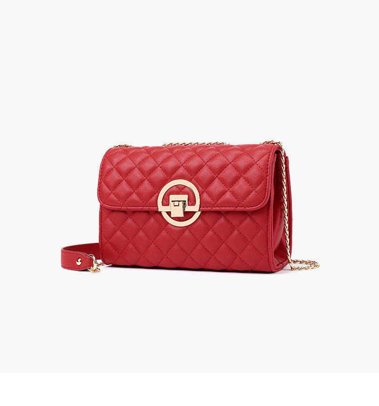 High-end Rhombus Small Bag Women&#039;s Single Shoulder Messenger Bag
