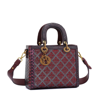 Lingge Full Diamond Bag Women&#039;s Ladies Bags Heavy Industry Light Luxury High-end Handbag Shoulder Crossbody Bag