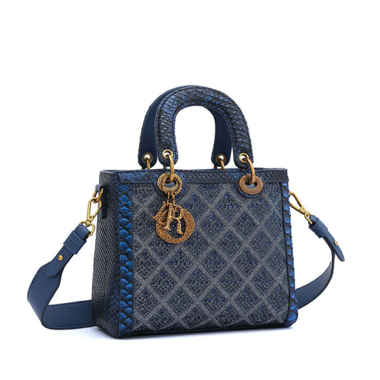 Lingge Full Diamond Bag Women&#039;s Ladies Bags Heavy Industry Light Luxury High-end Handbag Shoulder Crossbody Bag