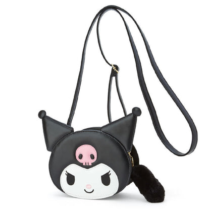 Cute Girl&amp;#039;s New Small White Kt Plush Pull Head Head Type Crossbody Bag Crossbody Bag Cartoon Shape Shoulder Bag