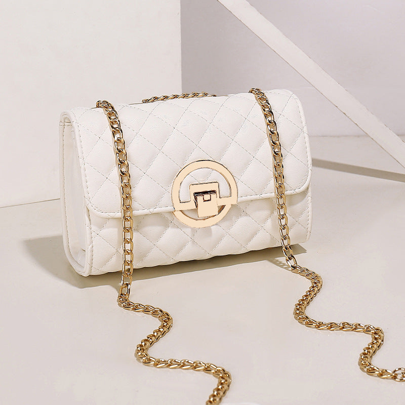 High-end Rhombus Small Bag Women&#039;s Single Shoulder Messenger Bag