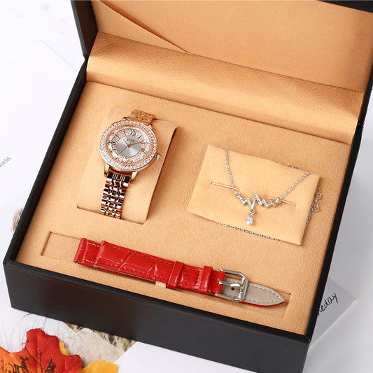 New Starry Watch Steel Belt Waterproof Ladies Watch Tide