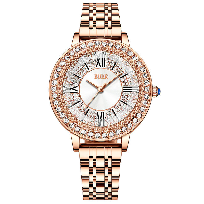 New Starry Watch Steel Belt Waterproof Ladies Watch Tide
