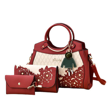 Hollow Women&amp;amp;amp;amp;amp;amp;#039;s Bag  New Women&amp;amp;amp;amp;amp;amp;#039;s Three-piece  Handbag Single Shoulder Messenger Bag
