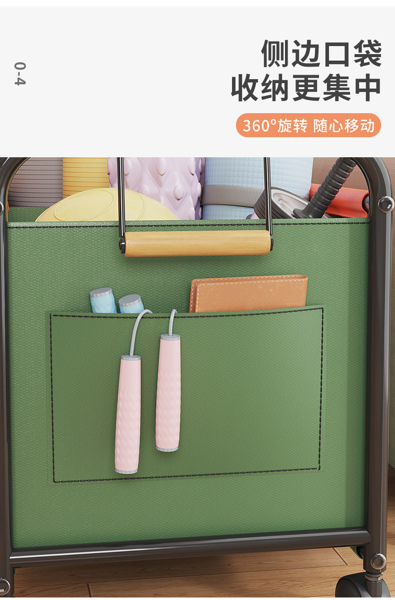 New Children's Toy Storage Rack Mobile Home Bookshelf Building Blocks Picture Booksn Dollsm Snacks Storage Basket