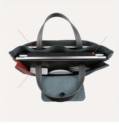 Lightweight Laptop Bag/Business Bag Briefcase, Large Capacity Storage Bag ,Applicable MacBook Air 13 Pro 14 16 Huawei 15.6 Inch
