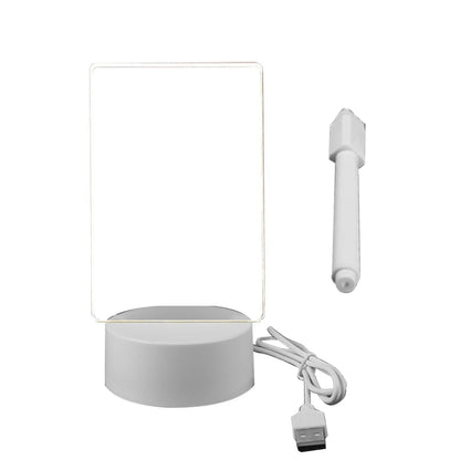 Acrylic Night Light Erasable Write