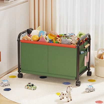 New Children's Toy Storage Rack Mobile Home Bookshelf Building Blocks Picture Booksn Dollsm Snacks Storage Basket