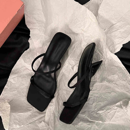 Band Heel Women Slippers
