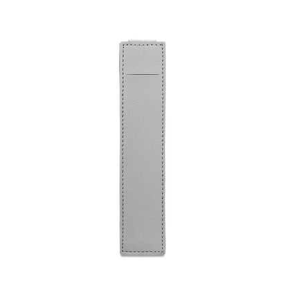 Portable Pu Leather Pen Bag Elastic Buckle Book Notebook Fashion School Pen Case for Office Meeting Easy Carry Office Stationery