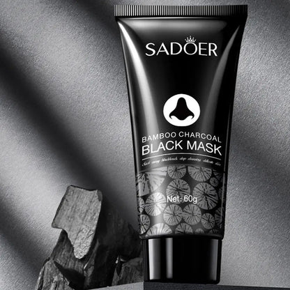 Bamboo Charcoal Nose Blackhead Remover Mask Deep Cleansing Shrink Pore Acne Treatment Mask Skin Care Nose Black Dots Pore Mask