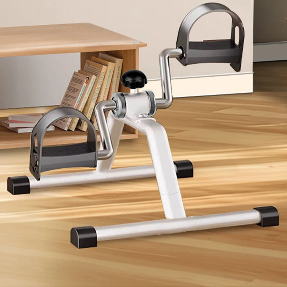 Mini Exercise Bike with LCD Display Elderly Rehabilitation Bicycle Adjustable Resistance Multifunctional Home Fitness Equipment