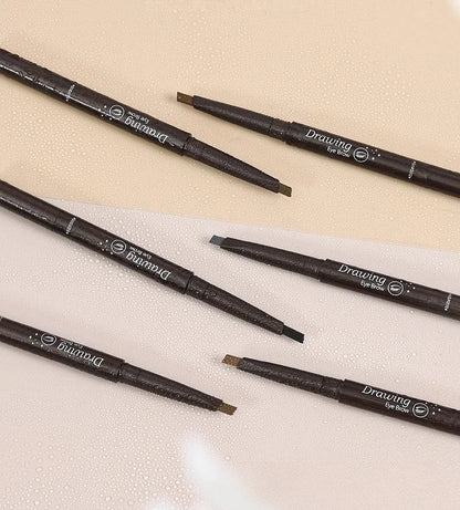 2 in 1 Eyebrow pencil professional Cosmetics makeup for women 5 Colors Waterproof Eyebrow eyebrow pencil  makeup  eyebrow tint