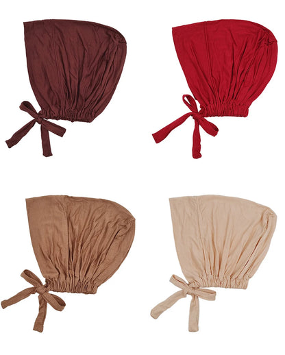 New Soft Modal Muslim Turban Hat Inner Hijab Caps Islamic Underscarf Bonnet India Hats Female Headwrap Turbante Mujer