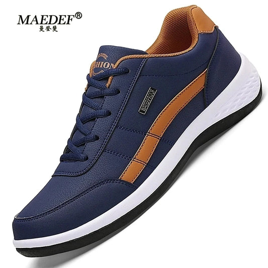 Men Leather Sneaker Waterproof