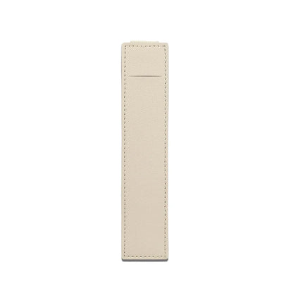 Portable Pu Leather Pen Bag Elastic Buckle Book Notebook Fashion School Pen Case for Office Meeting Easy Carry Office Stationery