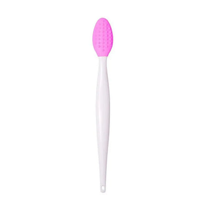 Skin Care Lip Exfoliating Facial Cleansing Face Scrub Nose Clean Brush Blackhead Remove Silicone Double-Sided Skin Care Tool
