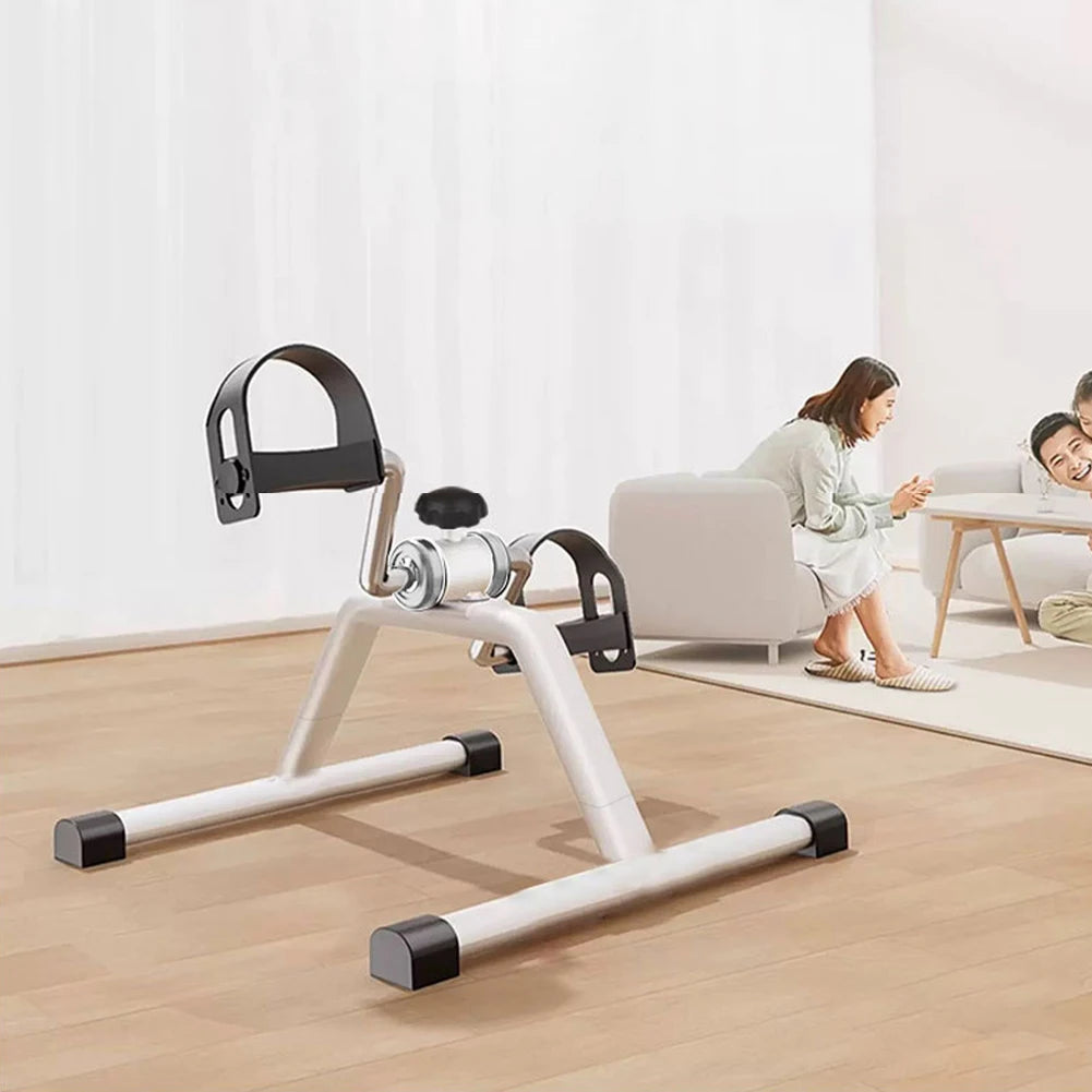 Mini Exercise Bike with LCD Display Elderly Rehabilitation Bicycle Adjustable Resistance Multifunctional Home Fitness Equipment