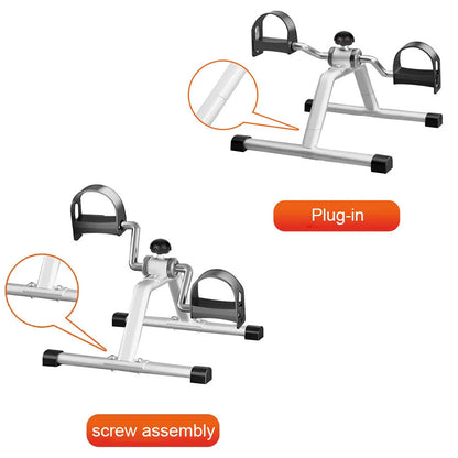 Mini Exercise Bike with LCD Display Elderly Rehabilitation Bicycle Adjustable Resistance Multifunctional Home Fitness Equipment