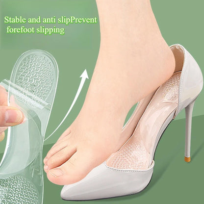 Women Sandals Round Insole Heel Protectors Silicone Cushion Foot Care Non Slip Shoe Pad High Heels Soft Adjustable Insole