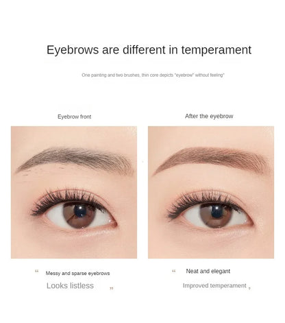 2 in 1 Eyebrow pencil professional Cosmetics makeup for women 5 Colors Waterproof Eyebrow eyebrow pencil  makeup  eyebrow tint
