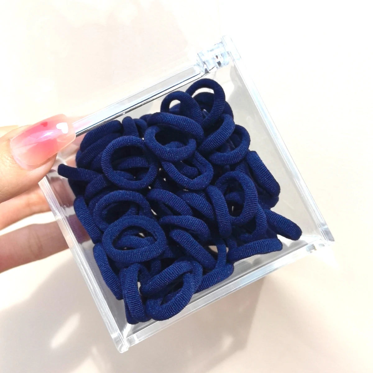 50-100Pcs Ealstic Basic Hair Ties Girls Ponytail Hold Scrunchie Rubber Band Kids Fashion Hair Band Accessories Suitable As Gift