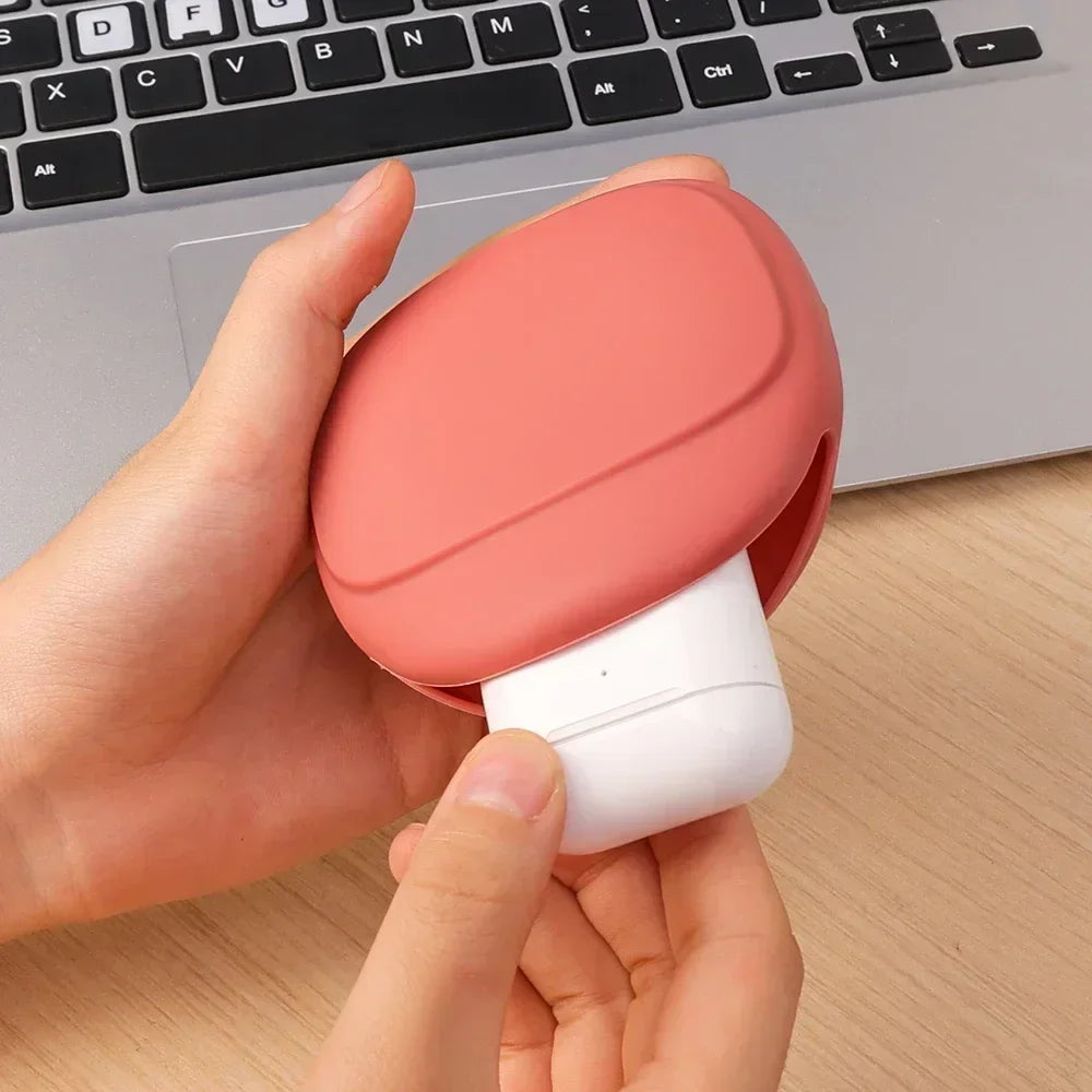 Silicone Headphone Pouch Case Portable Cable Organizer Anti-Fall Mini Wire Storage Case Charging Cord Earphone Protective Bag